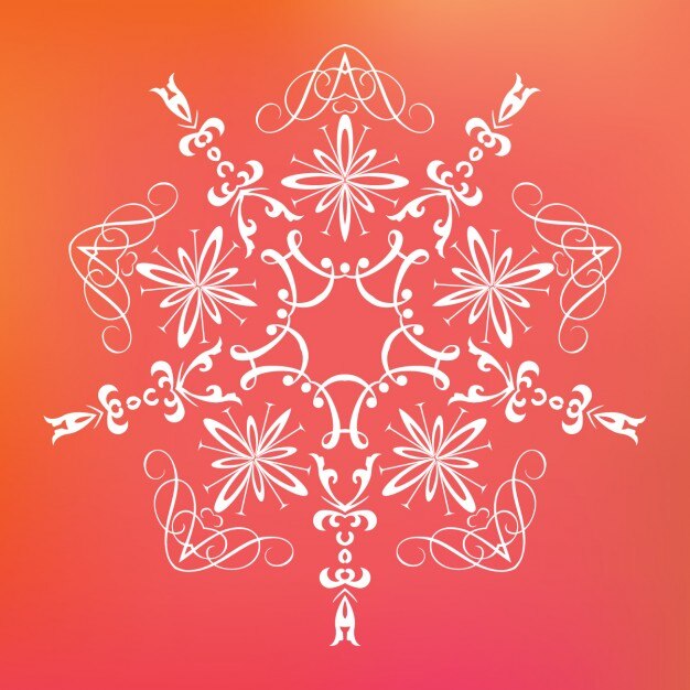 Free Vector orange decorative background