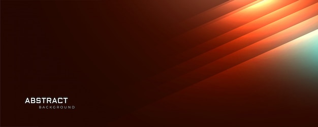 Orange glowing lines abstract background