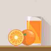 Free vector orange juice