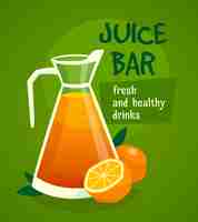 Free vector orange juice