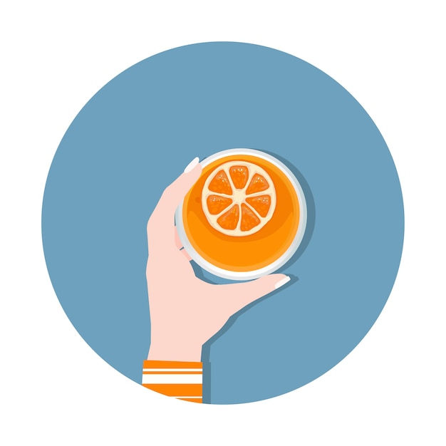 Free vector orange juice