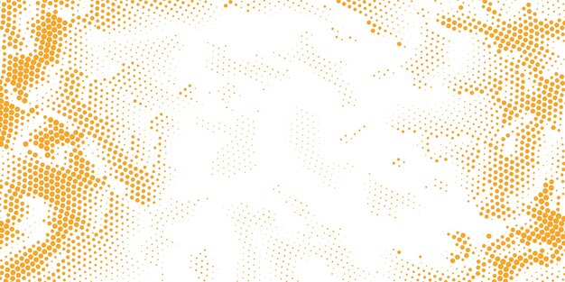 orange monochrome halftone background