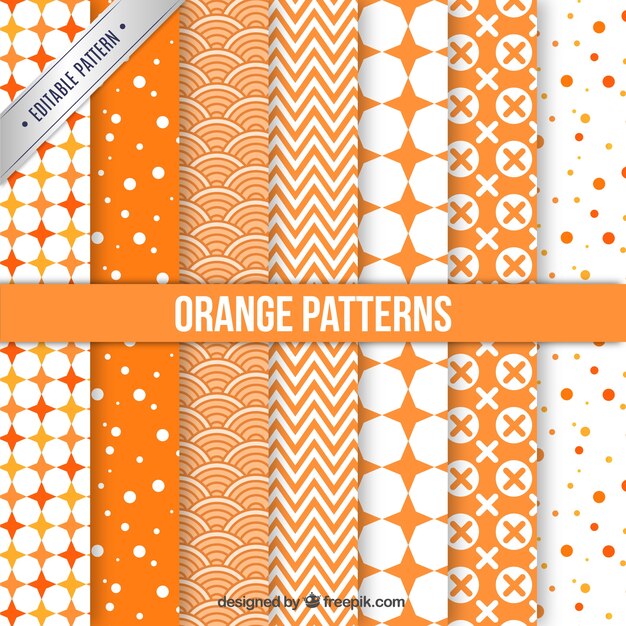 오렌지 패턴 컬렉션