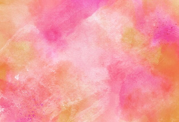 Orange and pink watercolor background