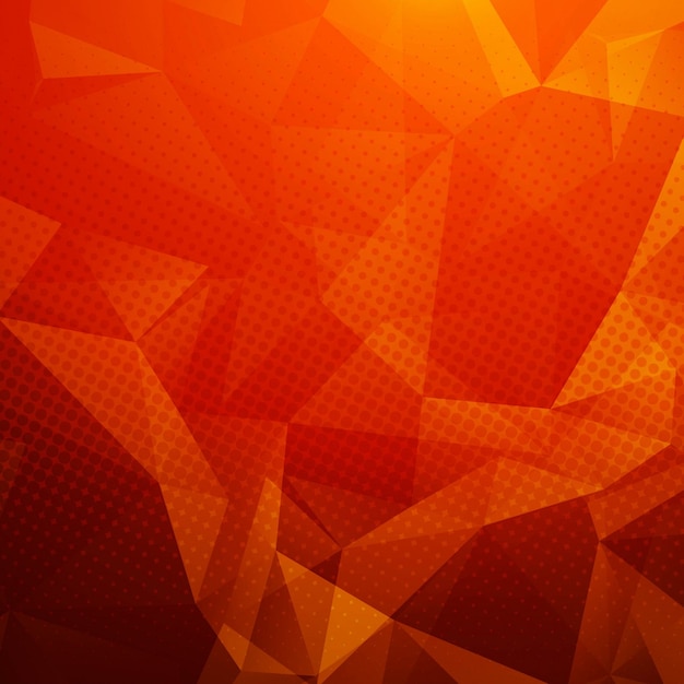 Free vector orange polygonal background