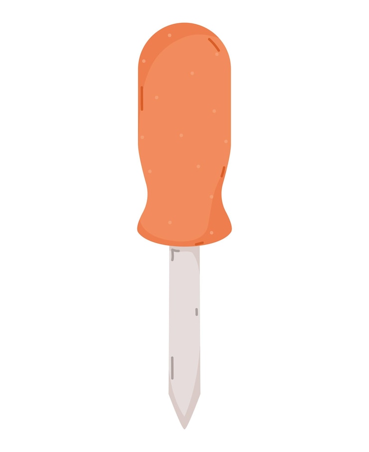 Free Vector orange screwdriver design