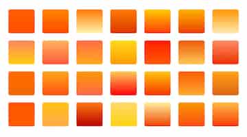 Бесплатное векторное изображение Оранжевые оттенки градиенты большой набор фона