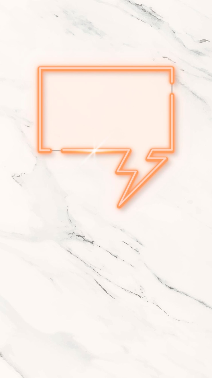 Free Vector orange speech balloon wallpaper vector