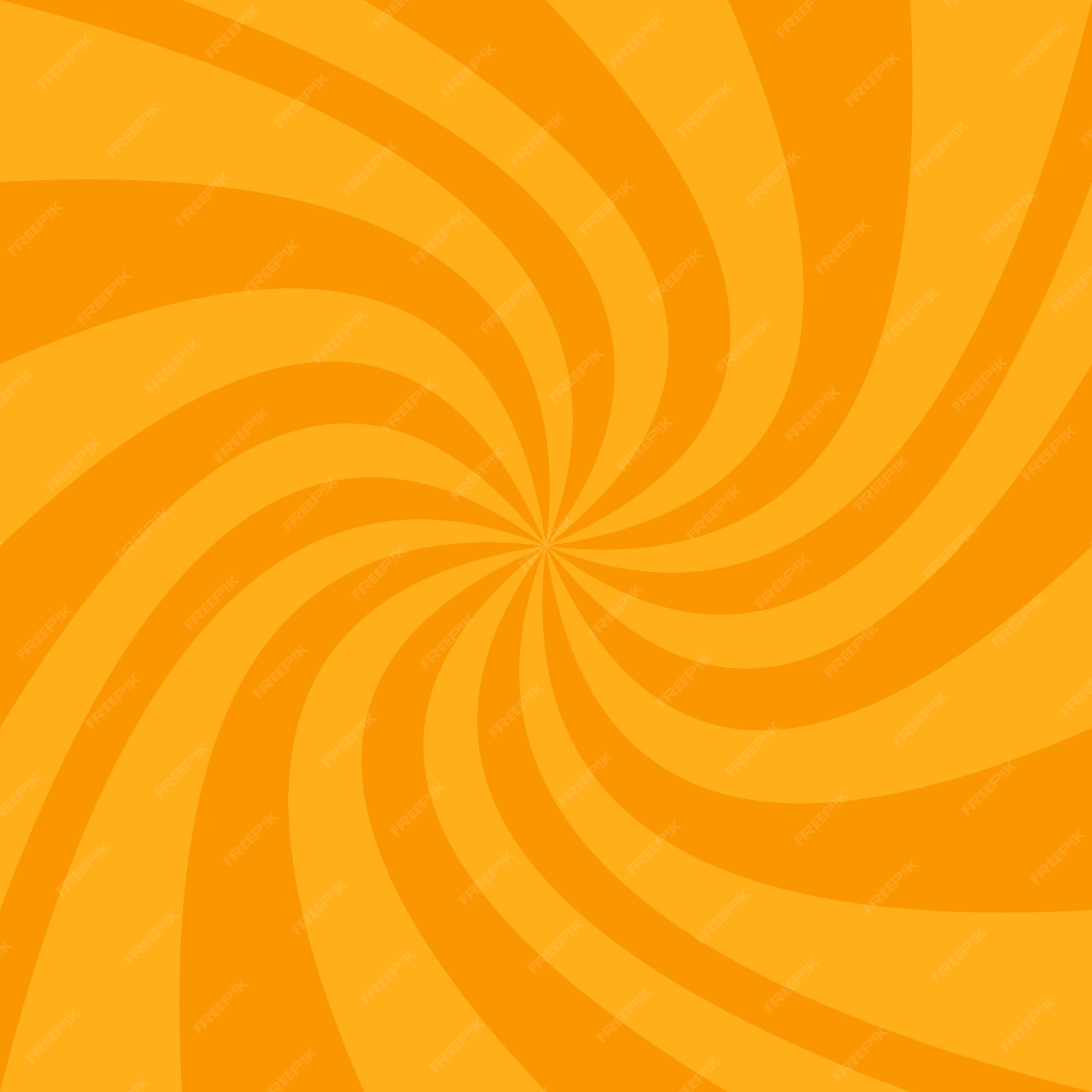 Free Vector Orange Spiral Background Design