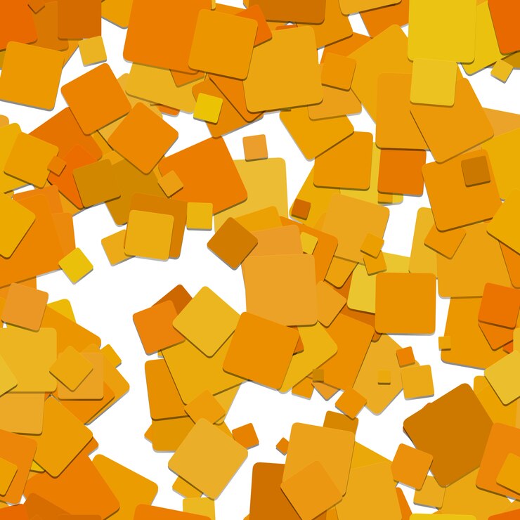 Free Vector orange squares background