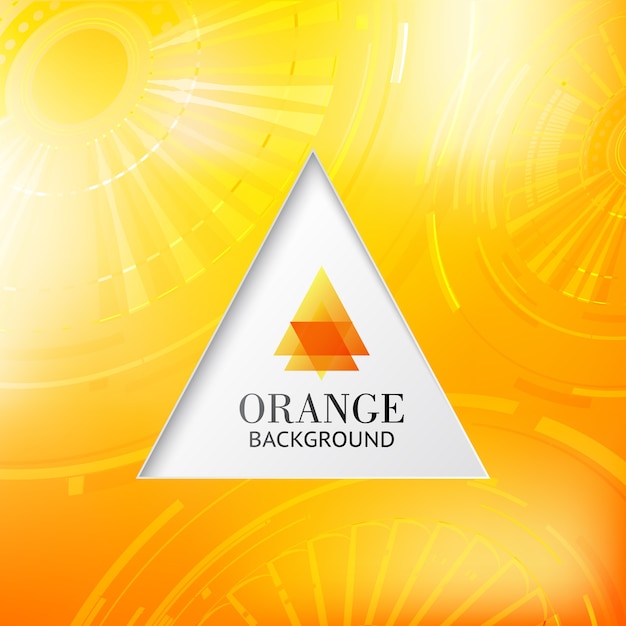 Оранжевый tiangle абстрактный фон.
