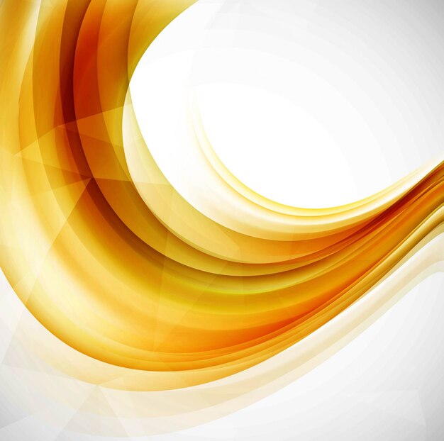 Orange wavy background design