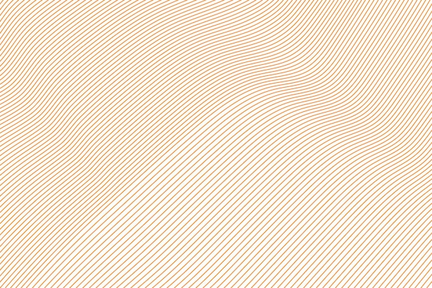 Free vector orange wavy doodle lines background