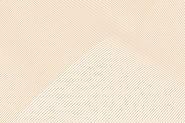 Orange wavy doodle lines background