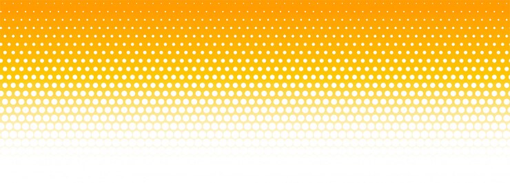 無料Vector オレンジと白のハーフトーンパターンバナーの背景