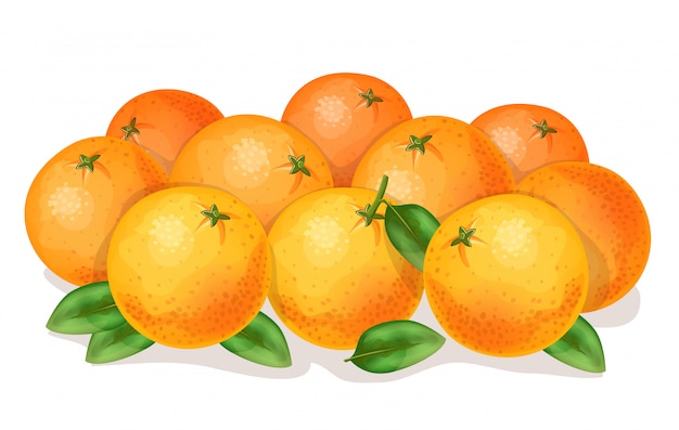 Бесплатное векторное изображение Апельсины.