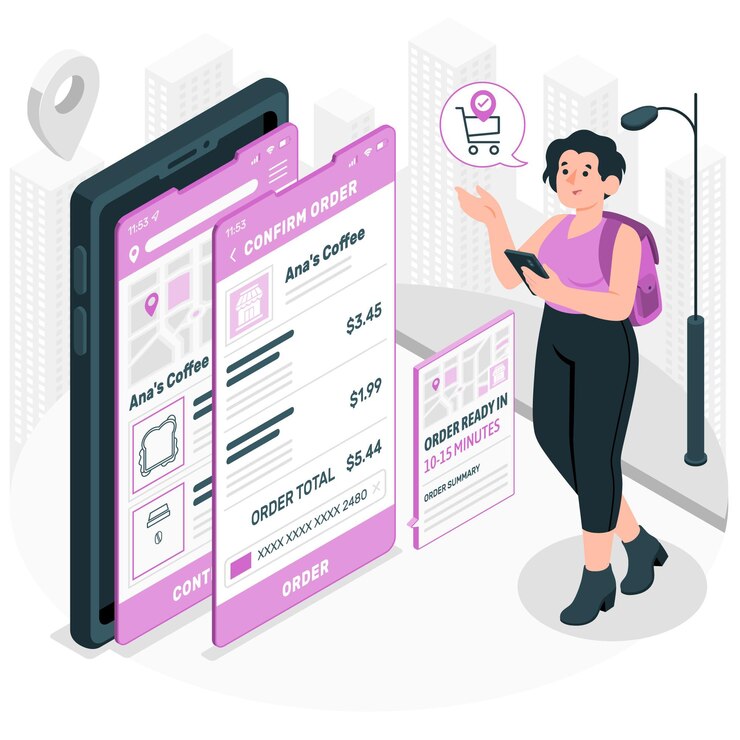 Free Vector order ahead concept illustration