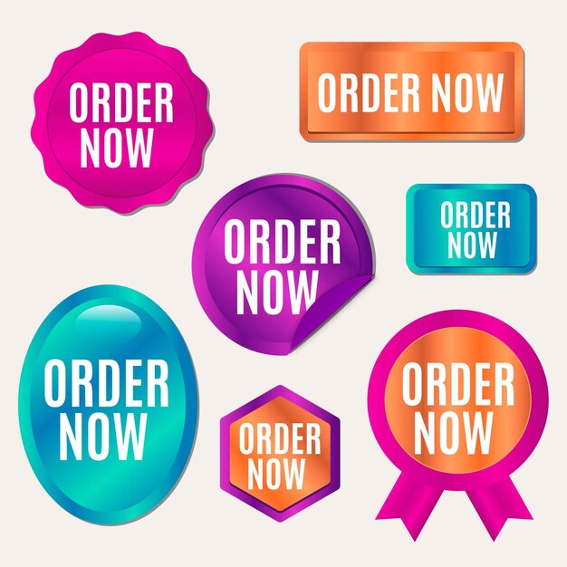 Order now - sticker collection