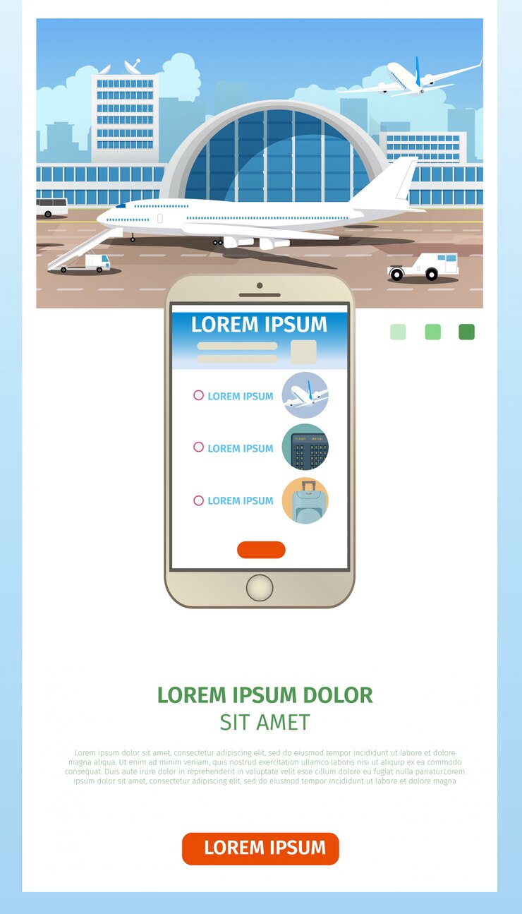 मुफ़्त वेक्टर ordering airline tickets cartoon vector webpage