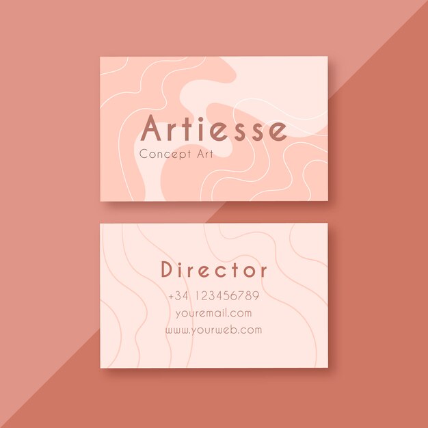 Organic business card