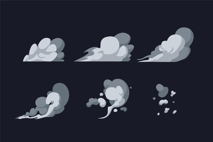 Free Vector organic flat animation frames for element