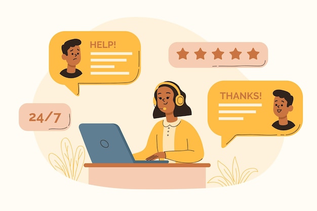 Customer support Animated Icon