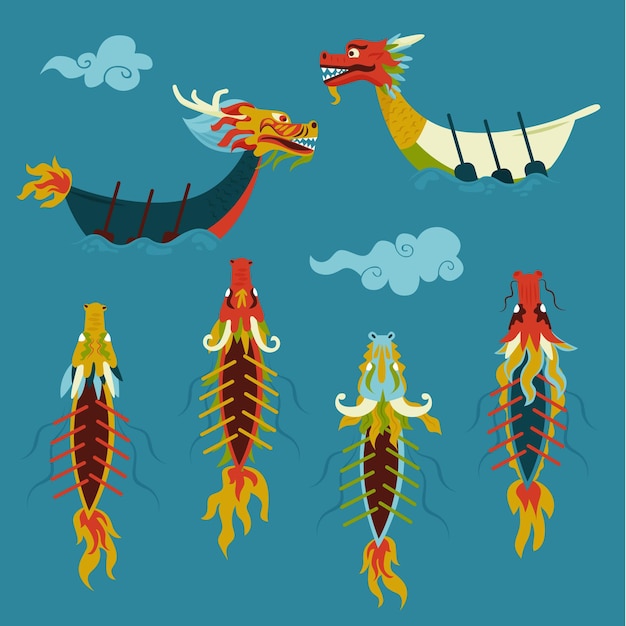 Organic flat dragon boat collection