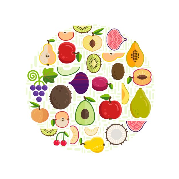 Organic food background