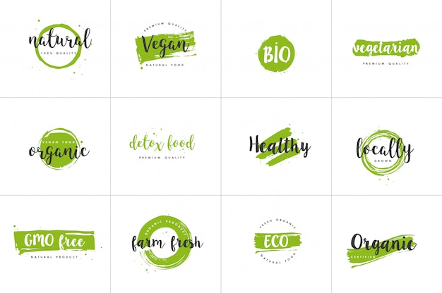 Download Free Organic Food Label Illustration Free Vector Use our free logo maker to create a logo and build your brand. Put your logo on business cards, promotional products, or your website for brand visibility.