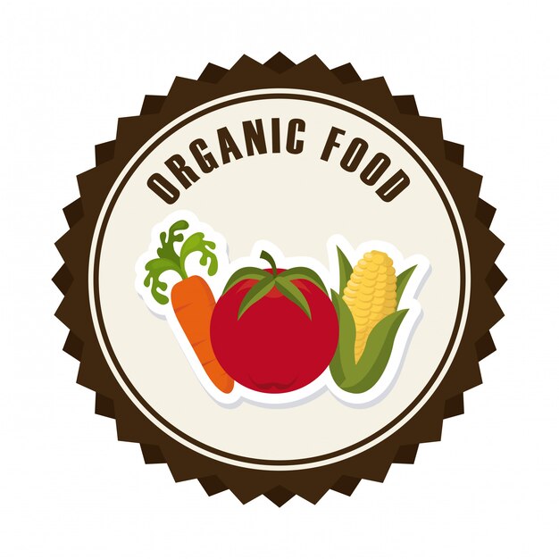 organic food graphic design