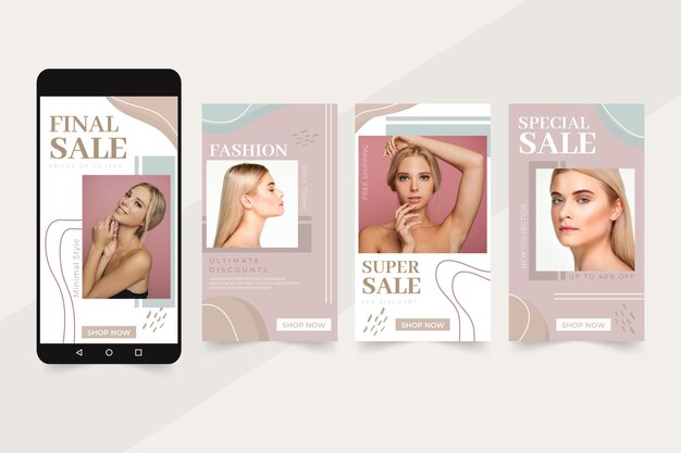 organic sale instagram stories collection