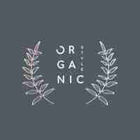 Free vector organic style laurel wreath