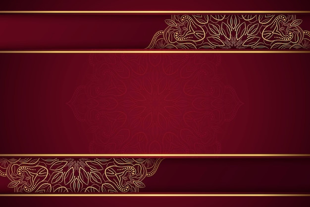 Oriental mandala background with empty space