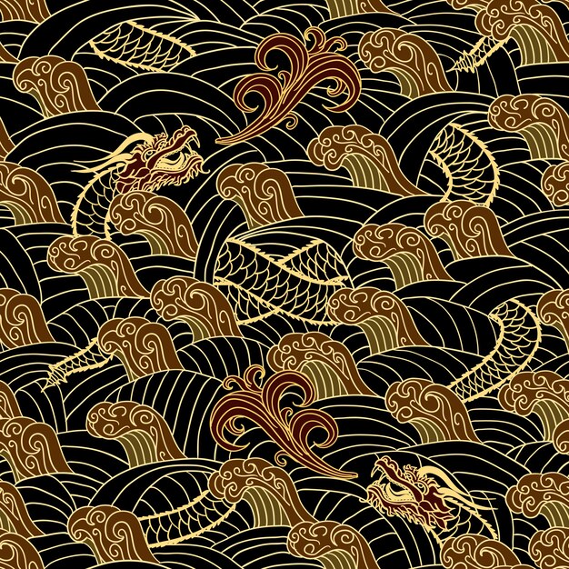 Oriental traditional seamless pattern