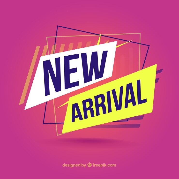 Free Vector origami new arrival confetti background
