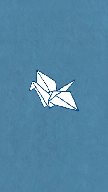 Оригами бумажный журавль мобильный телефон обои