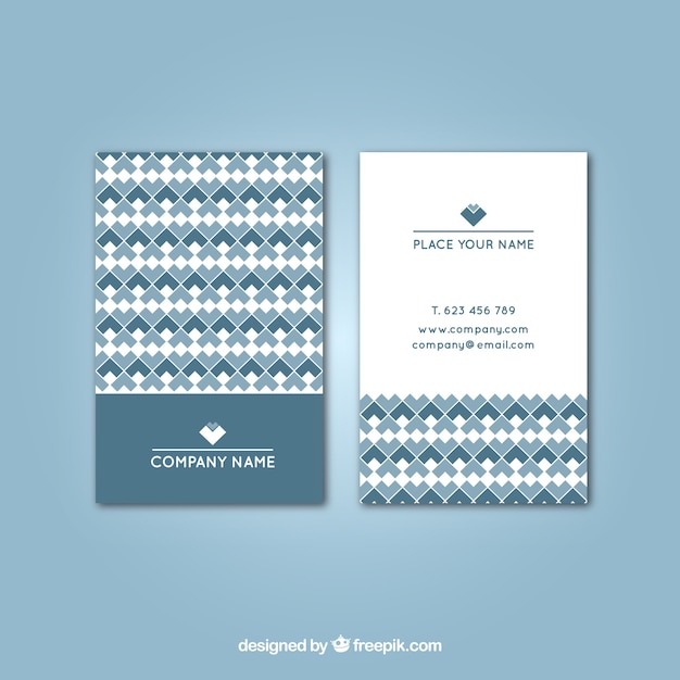 Free vector original business card template