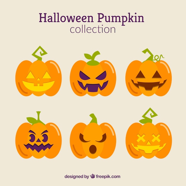 Original pack of halloween pumpkins