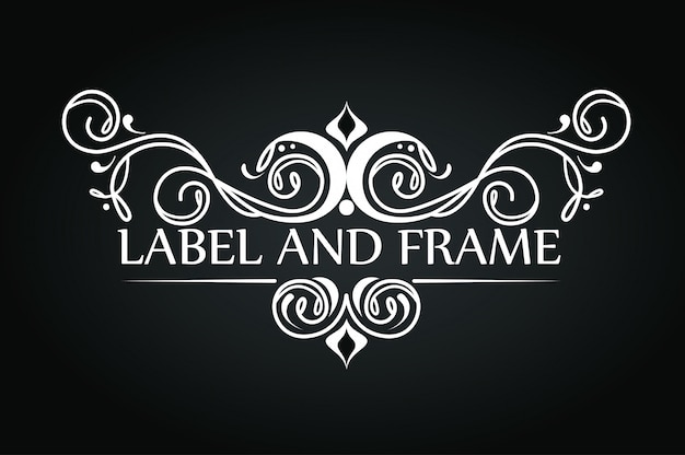 Дизайн орнамента для роскошного логотипа