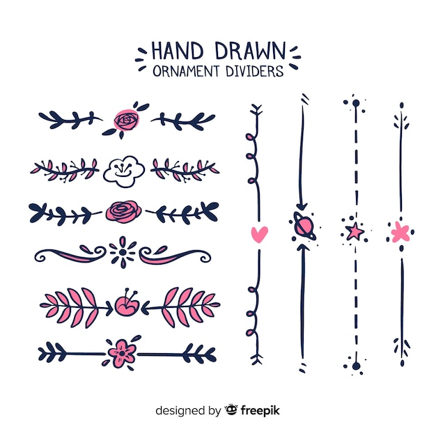 Download Free Ornament Divider Collection Svg Dxf Eps Png Pin By Etsy On Products Cutting Files Flower Svg Filing Pinterest