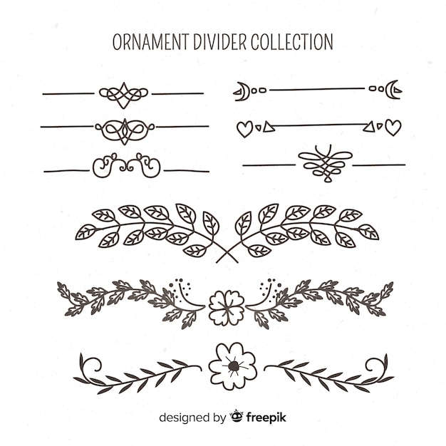 Ornament divider collection