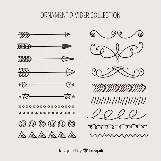 Ornament divider collection