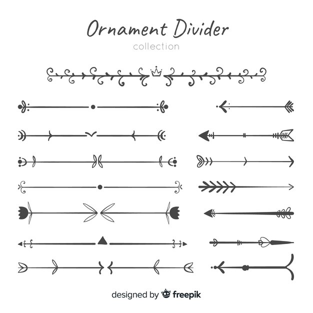 Ornament divider collection