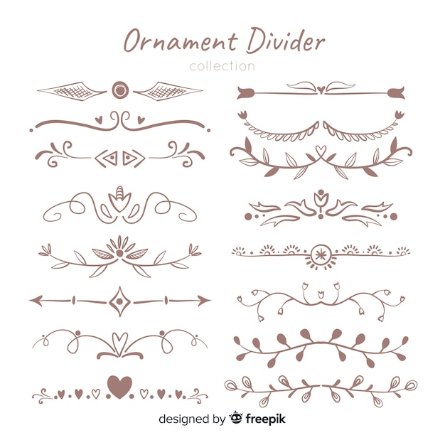 Ornament divider collection