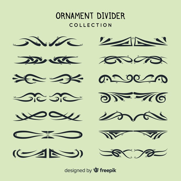 Ornament divider collection