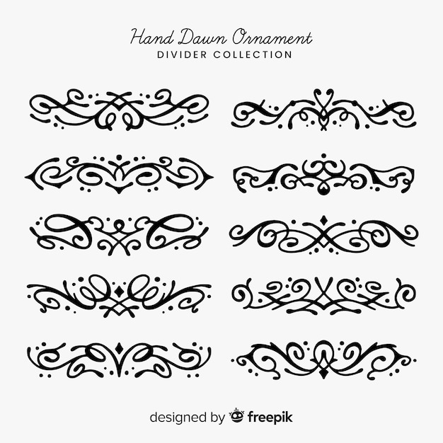 Ornament divider collection