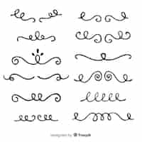 Free vector ornament divider collection