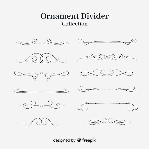 Ornament divider collection