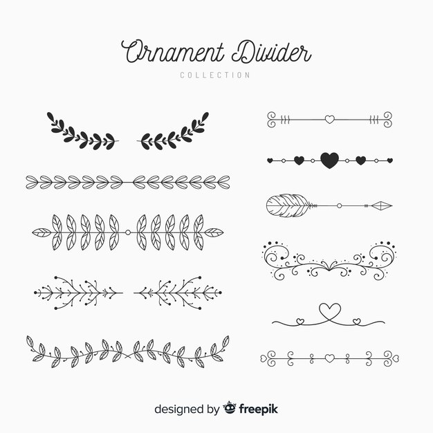 Ornament divider collection