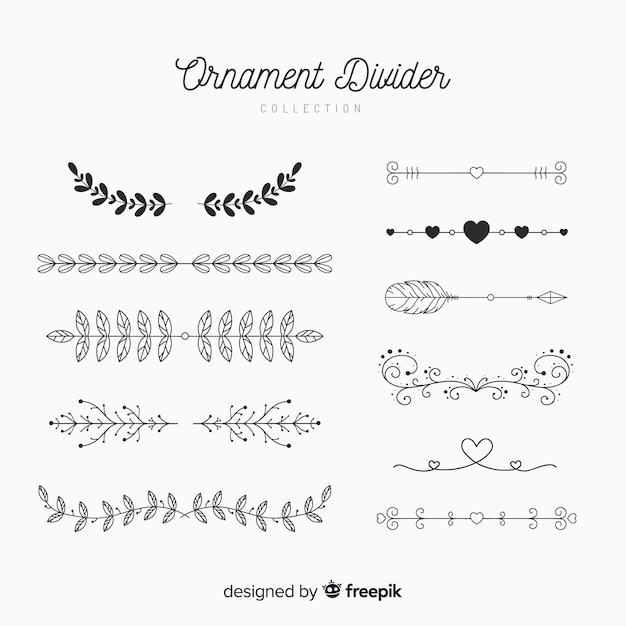 Ornament divider collection